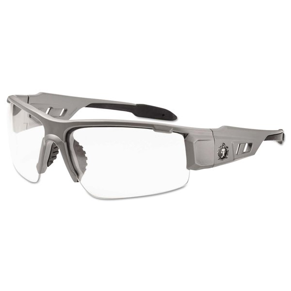 Ergodyne Safety Glasses, Clear Polycarbonate 52100
